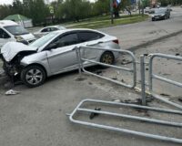 авария сад победы в Челябинске