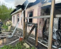 В Тульской области при пожарах в своих домах погибли мужчина и женщина