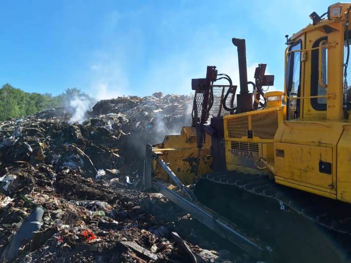 В Ивановской области на полигон «Залесье» завозят золу