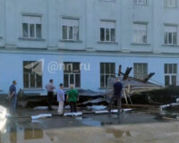 ураган сорвал крышу