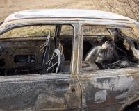 В Туле на Щегловской засеке сгорело пол-автомобиля каршеринга