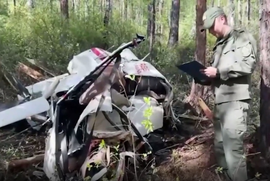 вертолет упал