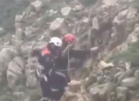 спасение со склона