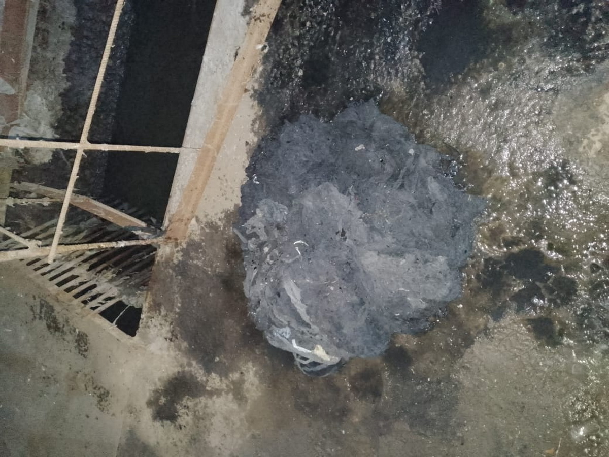 Засор в канализации