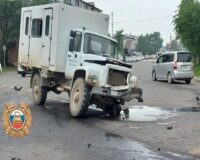 фото с местта ДТП в Комсомольске-на-Амуре