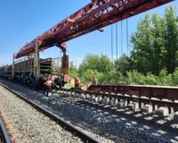 12 км бесстыкового пути уложено на перегоне Кромы-Курбакинская в Орловской области