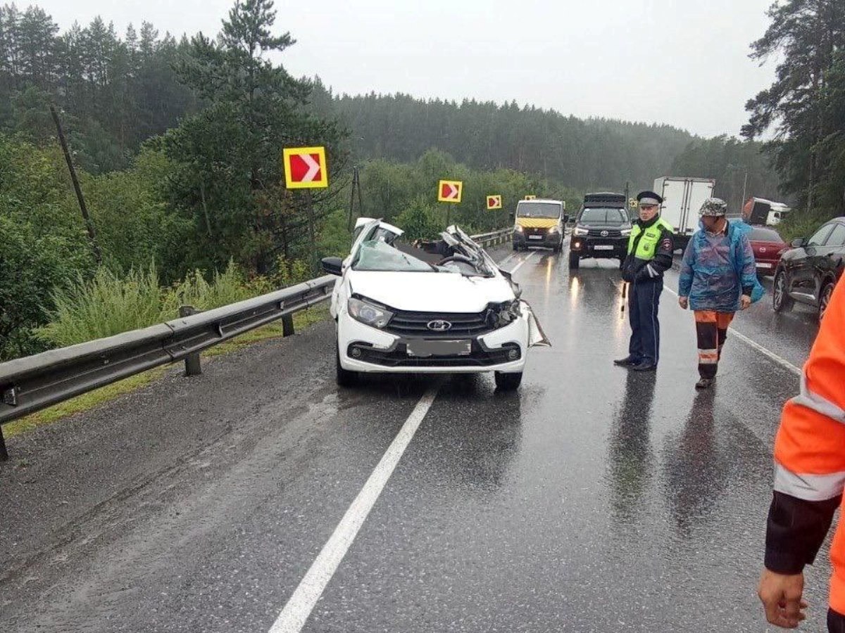 авария из-за полуприцепа