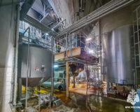 В Гагарине на молокозаводе произошел пожар на площади 150 «квадратов» в сушилке