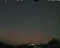 В Рязанской области местные астрономы увидели полярное сияние