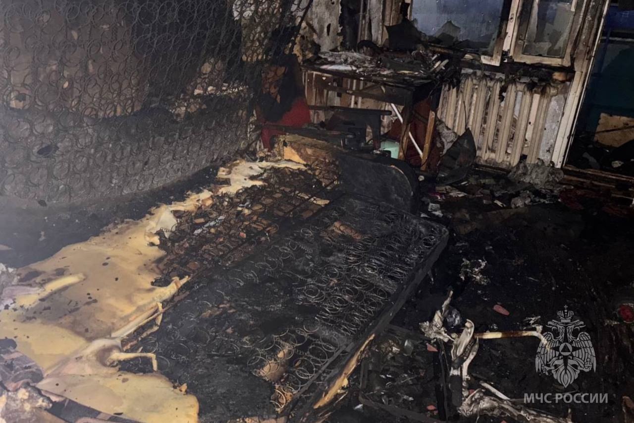 В Родниковском районе при пожаре в квартире погибла женщина