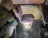 загорелся троллейбус