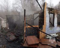 В одном из СНТ Шуйского района сгорел дом