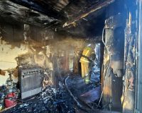 два человека задохнулись при пожаре