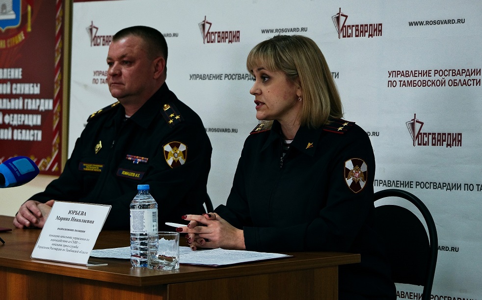Тамбовские росгвардейцы подвели итоги работы за прошедший год
