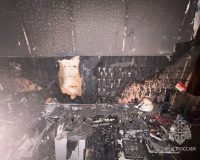 В Иванове загорелась мастерская в центре города