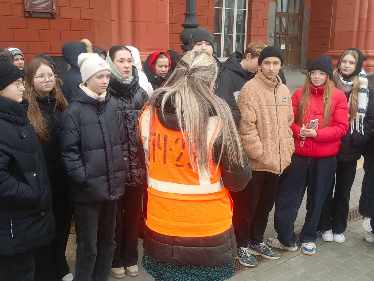 Железнодорожники провели урок безопасности для орловских школьников