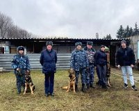 Церон, Церуза и Цунами: кинологи из Рязанской области взяли на службу щенков в тульском питомнике