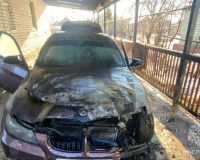 В Кинешме из-за моторного отсека сгорел автомобиль «БМВ»