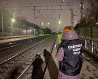 насмерть сбил поезд