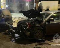 В Иванове в ночном ДТП на Текстильщиков пострадали два человека