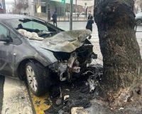 сгорела машина