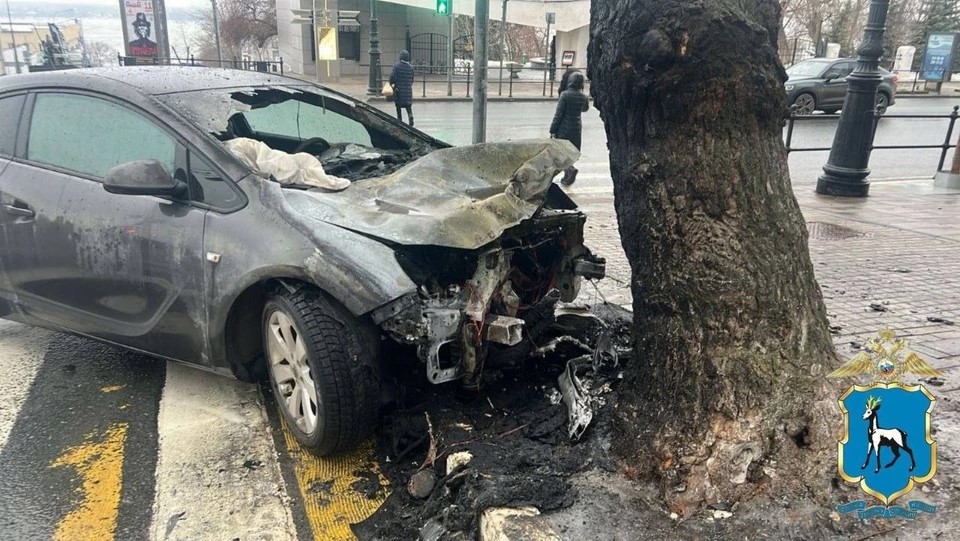 сгорела машина