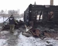 В новгородской деревне Заупора в пожаре погибли два человека
