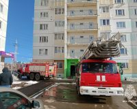В Туле из-за тлевшего окурка в мусоропроводе произошел в высотке пожар
