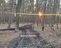 В Рязани в микрорайоне Солотча автомобилисты проложили дорогу, везущей к Лысой горе