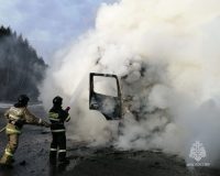 фура загорелась на М5