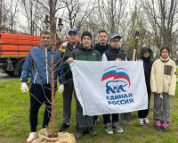 В День древонасаждения в Железнодорожном районе заложили дендрологический сад