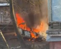 В Ярославле сожгли "Матиз".