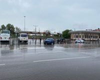 устроил ДТП и загорелся