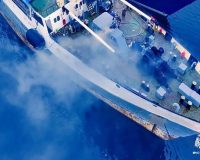 судно горело