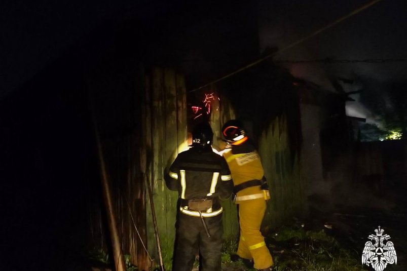 пожар погибли двое