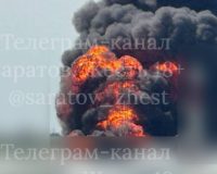 пожар на нефтебазе