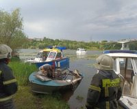 сгорела лодка