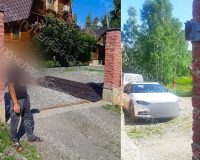 ворота упали на детей