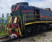 врезались локомотивы