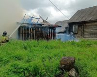 В Новгородской области в сгоревшем сарае нашли погибшего