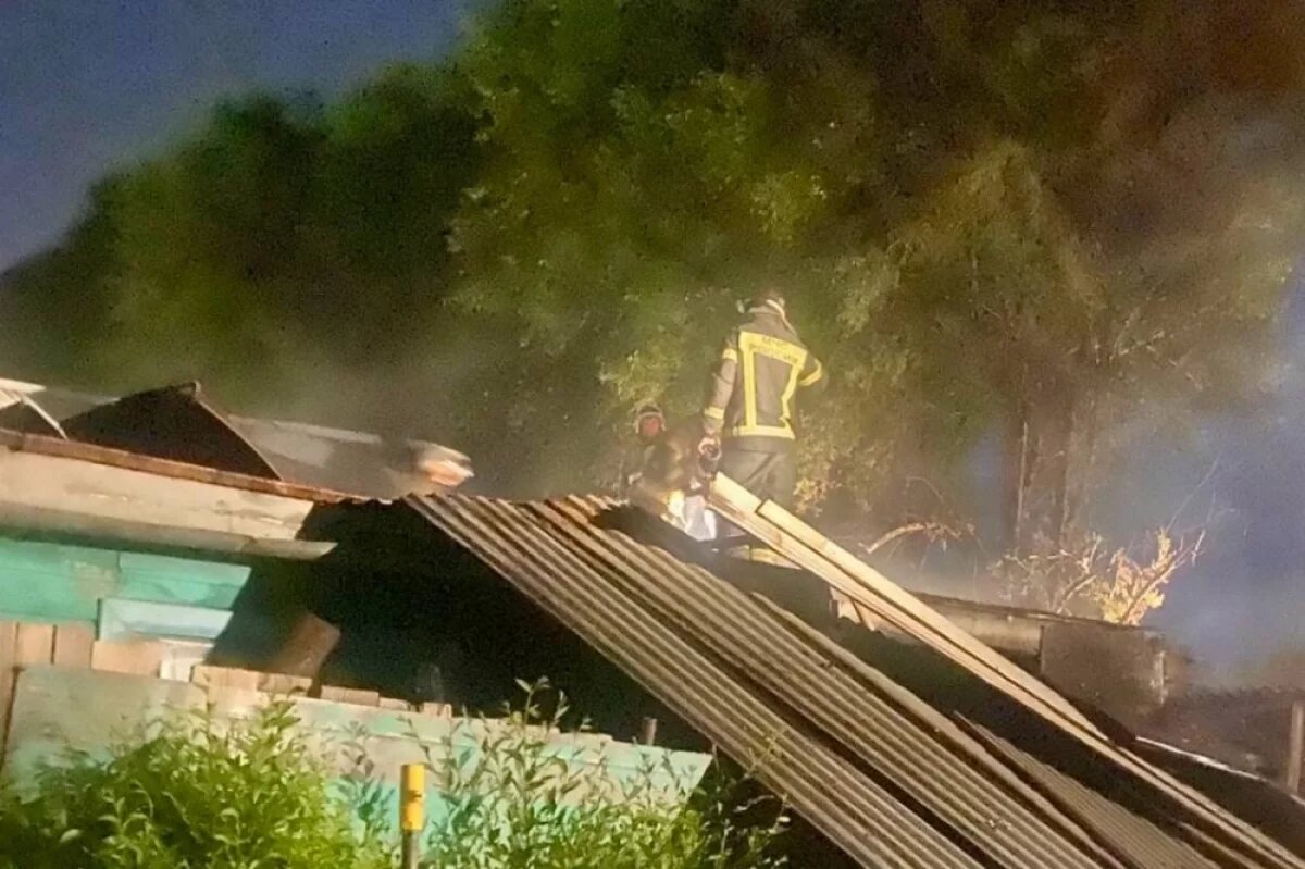 пожар погибли двое