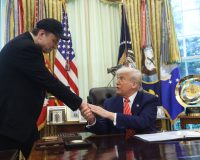 Илон Маск и Дональд Трамп