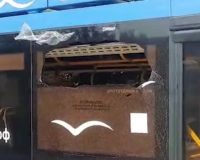 вандализм в троллейбусе