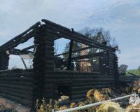 Огонь уничтожил дом в Борисоглебском районе