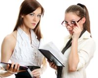 женщины, офисный труд