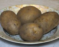 тарелка, картофель