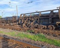 вагоны сошли с рельсов