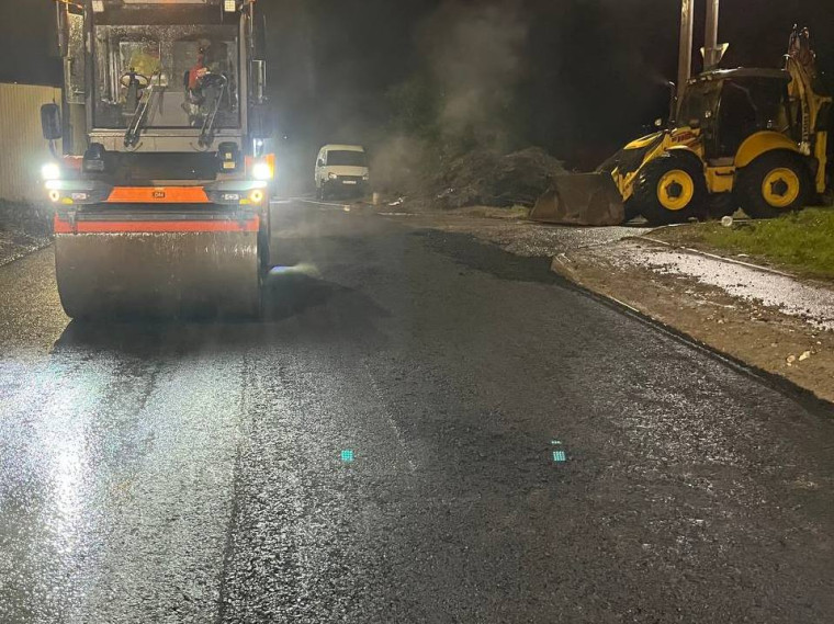 В Иванове завершен ремонт дороги к деревням Беляницы и Говядово