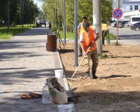 В Иванове аллея на улице Красных Зорь почти готова к открытию