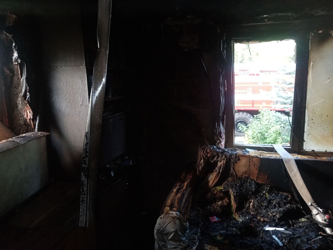 пожар погиб